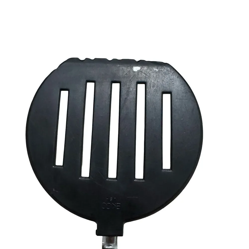 Vtg EKCO Wide Round Black Nylon Spatula Flipper Turner Pancakes Eggs Burgers USA
